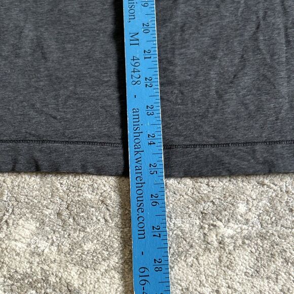 Public Rec Shirt Mens Small Charcoal Gray Hooded Performance Pima Cotton Tencel - Picture 9 of 9